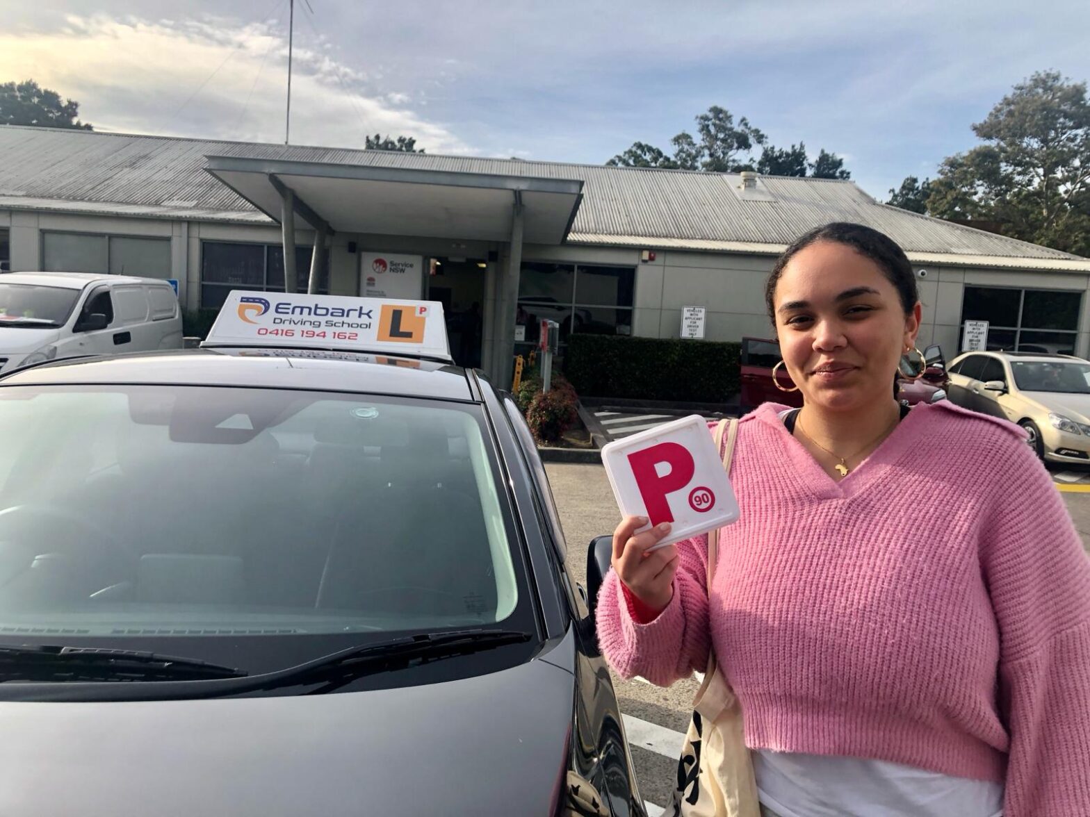 female driving instructor Ermington